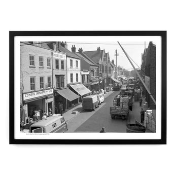 Innes Heritage Humber Street Fruit Market 1955 A2 Framed Art Print