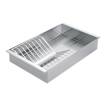Barazza Stainless Steel Colander with Removable Draining Rack 25x43x7cm