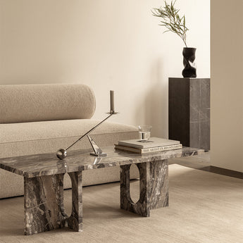 Audo Androgyne Lounge Table Stone/Marble