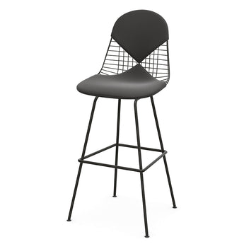 Vitra Eames Wire Chair Stool High With Seat & Back Pad