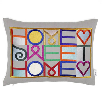 Vitra Embroidered Pillow Home Sweet Home