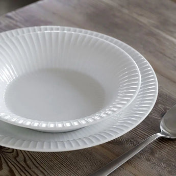 Kahler Hammershoi Deep Plate White 21cm