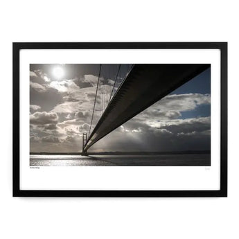 Humber Bridge 044 Framed Art Print