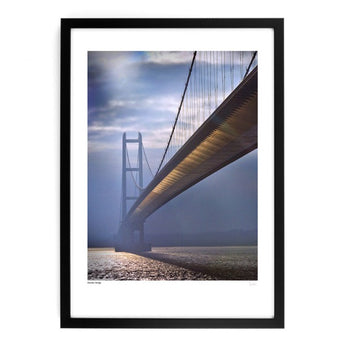 Humber Bridge 046 Framed Art Print