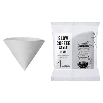 Kinto SCS-S04 Cotton Paper Filter 4 Cups (x60)