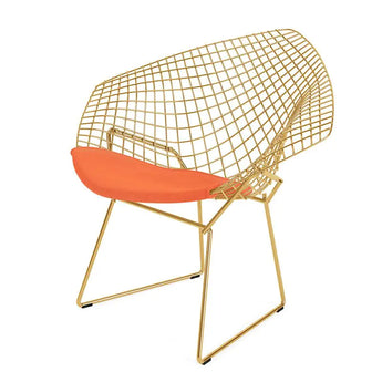 Knoll Bertoia Diamond Armchair & Seat Pad