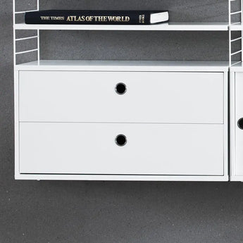 String Workspace Shelving Bundle 01 (Walnut/White)