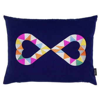 Vitra Embroidered Pillow Double Heart 2