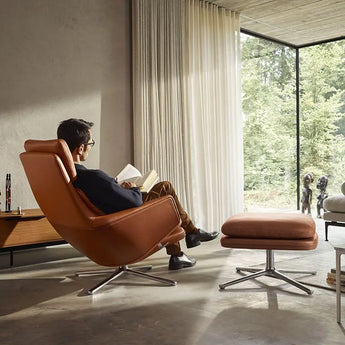 Vitra Grand Relax Lounge Chair & Ottoman