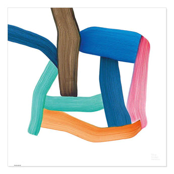 Vitra Design Museum Poster Bouroullec Multicolor 67.5x67.5cm