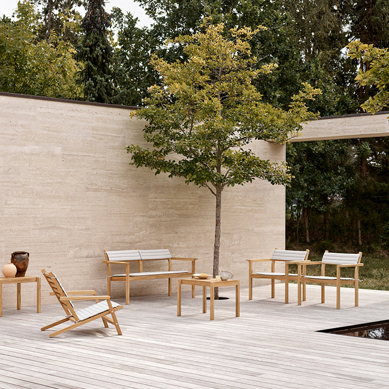 Carl Hansen Outdoor Frniture AH601 AH701_AH911_AH603_teak_untreated_AH601S_AH601B_AH603S_AH603B_AH701S_AH701B - View 1