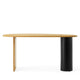 Audo The Eclipse Desk in Natural Oak — packshot