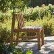 Skagerak Cadence Outdoor Dining Chair in Untreated Teak — lifestyle