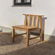 Skagerak Cadence Outdoor Dining Chair in Untreated Teak — lifestyle