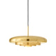 Audo Resonant Pendant Light in Polished Brass — packshot