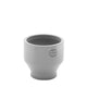 Skagerak Edge Pot in Light Grey, Small Ø18cm — packshot
