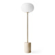 Audo JWDA Floor Lamp in Travertine / Brushed Brass — packshot, detail