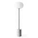 Audo JWDA Floor Lamp in Carrara Marble / Bronzed Brass — packshot, detail