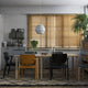 Artek Aalto Square Dining Table — lifestyle, with Artek Domus Chair and Pendant A331
