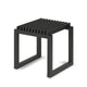 Skagerak Cutter Stool in Black Coloured Oak — packshot