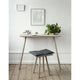 Skagerak Georg Console Table in Untreated Oak — lifestyle, with Georg Low Stool