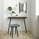 Skagerak Georg Low Stool in Black Lacquered Oak — lifestyle, with Georg Console
