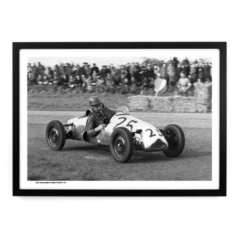 Innes Heritage Motor Racing Brough 1949 A2 Framed Art Print