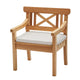 Skagerak Drachmann Dining Chair Cushion in Papyrus — packshot