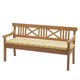 Skagerak Drachmann Bench Cushion 165 in Lemon/Sand Stripe — packshot