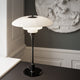 Louis Poulsen PH 3½-2½ Glass Table Lamp — lifestyle, living room