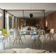 Vitra Eames Plastic Side Chair RE DSW — lifestyle, with Vitra Plate Dining Table