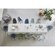 Vitra Eames Plastic Armchair RE DAW — studio, with Vitra Eames Plastic Side Chair RE DSW, Eames Elephant and Wire Chair DKR