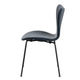 Fritz Hansen Series 7 3107 Belfast Velvet Grey Blue side view