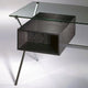 Knoll Albini Desk in Oak Black Stain — studio, detail