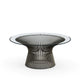 Knoll Platner Coffee Table Ø91.5cm in Bronze with Clear Glass — packshot