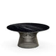 Knoll Platner Coffee Table Ø91.5cm in Bronze with Nero Marquina Marble — packshot