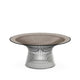 Knoll Platner Coffee Table Ø91.5cm in Polished Nickel with Bronze Glass — packshot