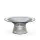 Knoll Platner Coffee Table Ø91.5cm in Polished Nickel with Clear Glass — packshot