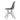 Vitra Eames Plastic Side Chair RE DSR Seat Upholstery in Grey — packshot, side view