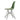 Vitra Eames Plastic Side Chair RE DSR Seat Upholstery in Green — packshot, side view