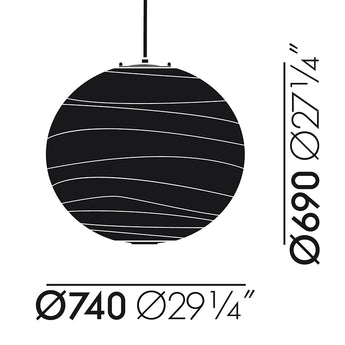 Vitra Akari 75D Suspension Light