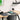 Vitra Night Desk Clock Black — lifestyle, with Compas Direction desk, HAL Studio Armchair and Toolbox