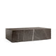 Audo Plinth Low Table in Grey Kendzo Marble — packshot