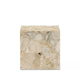 Audo Plinth Cubic Table in Kunis Breccia Stone — packshot, detail