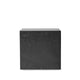 Audo Plinth Cubic Table in Nero Marquina Marble — packshot, detail