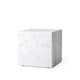 Audo Plinth Cubic Table in Carrara Marble — packshot