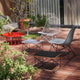 Vitra Eames Wire Chair LKR — lifestyle, with Eames LSR and Occasional Low Table LTR