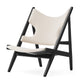 Audo Knitting Lounge Chair in Black Oak, Barnum Boucle 24 — packshot