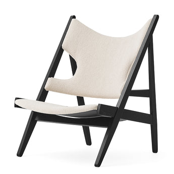 Audo Knitting Lounge Chair Black Oak