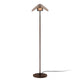 Audo Wing Floor Lamp in Brown Bronzed Aluminium — packshot, detail